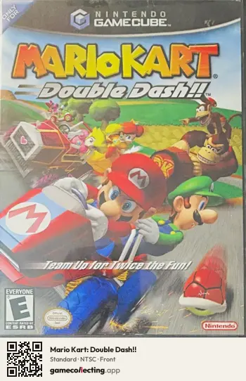 Mario Kart: Double Dash!! Nintendo GameCube, NTSC box front
