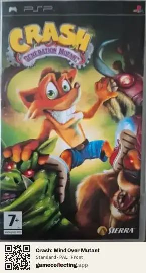 Crash: Mind Over Mutant PlayStation Portable, PAL box front