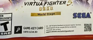 Virtua Fighter 5 R.E.V.O. World Stage, the ESRB box on its front