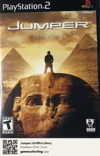 Jumper: Griffin's Story PlayStation 2, NTSC box front
