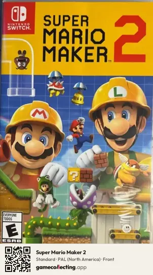 Super Mario Maker 2 Nintendo Switch, North America box front
