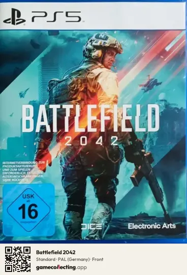 Battlefield 2042 PlayStation 5, Germany box front