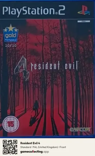 Resident Evil 4 PlayStation 2, United Kingdom box front
