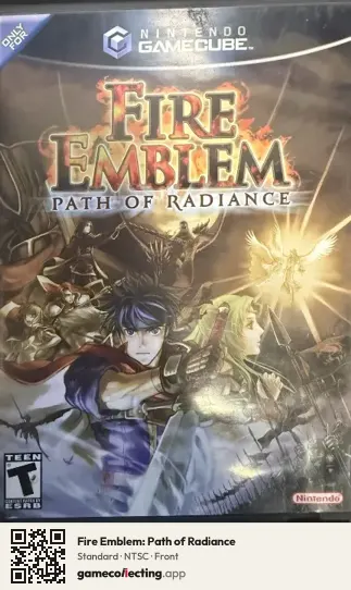 Fire Emblem: Path of Radiance Nintendo GameCube, NTSC box front