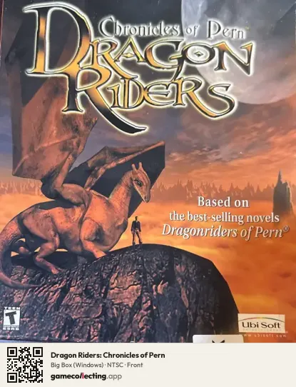 Dragon Riders: Chronicles of Pern Computer, NTSC box front