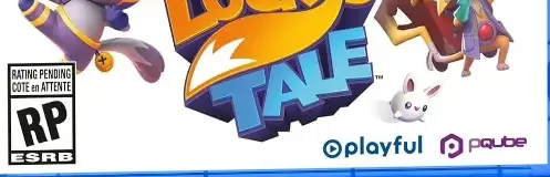New Super Lucky's Tale, the ESRB box on its front