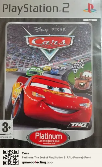Cars PlayStation 2, France box front