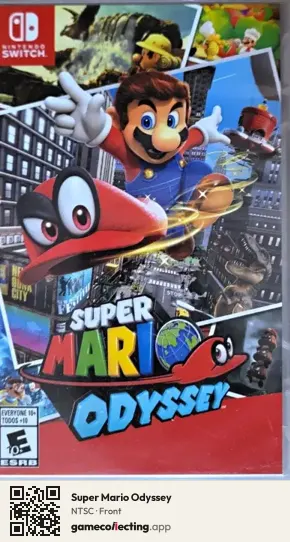 Super Mario Odyssey Nintendo Switch, NTSC box front