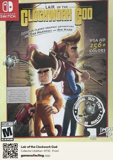 Lair of the Clockwork God Nintendo Switch, NTSC box front