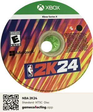 NBA 2K24 Xbox Series X, NTSC disc