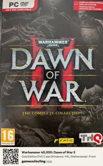 Warhammer 40,000: Dawn of War II Computer, Netherlands box front