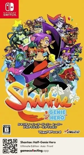 Shantae: Half-Genie Hero Nintendo Switch, Asia box front