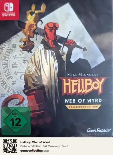 Hellboy: Web of Wyrd Nintendo Switch, Germany box front