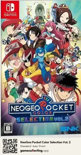 NeoGeo Pocket Color Selection Vol. 2 Nintendo Switch, Asia box front