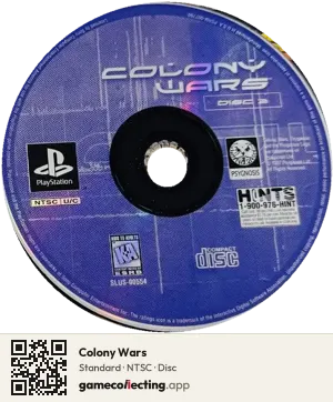Colony Wars PlayStation, NTSC disc