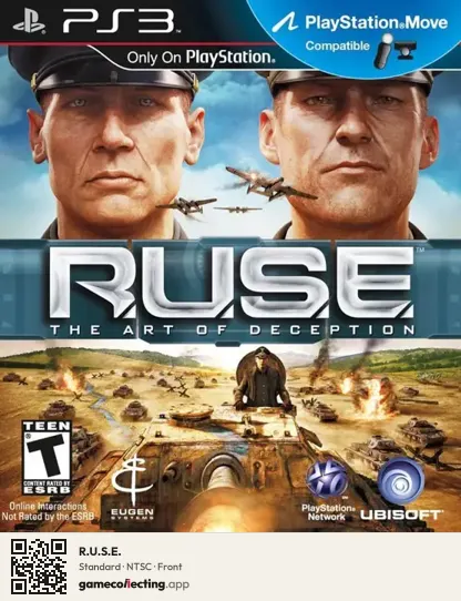R.U.S.E. PlayStation 3, NTSC box front