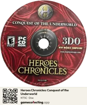 Heroes Chronicles: Conquest of the Underworld Computer, NTSC disc