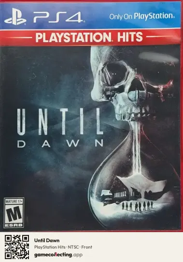 Until Dawn PlayStation 4, NTSC box front