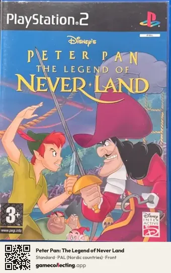 Peter Pan: The Legend of Never Land PlayStation 2, Nordic countries box front
