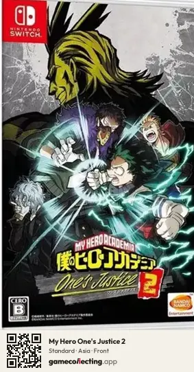 My Hero One's Justice 2 Nintendo Switch, Asia box front