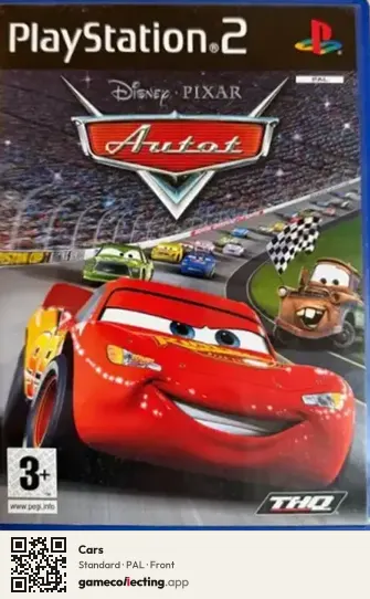Cars PlayStation 2, PAL box front