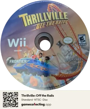 Thrillville: Off the Rails Nintendo Wii, NTSC disc