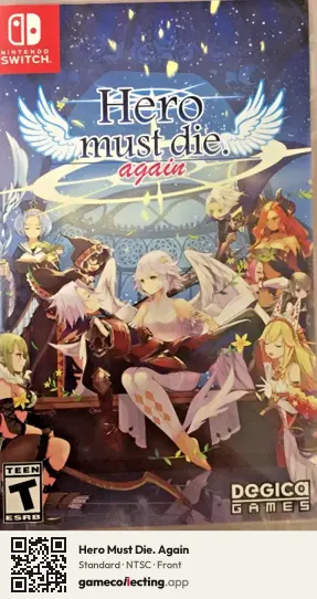 Hero Must Die. Again Nintendo Switch, NTSC box front