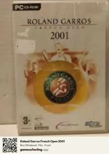 Roland Garros French Open 2001 Computer, PAL box front