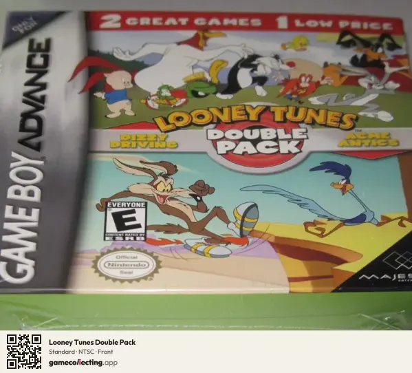 Looney Tunes Double Pack Game Boy Advance, NTSC box front