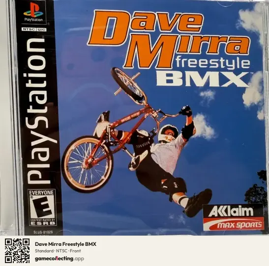 Dave Mirra Freestyle BMX PlayStation, NTSC box front