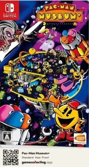Pac-Man Museum+ Nintendo Switch, Asia box front