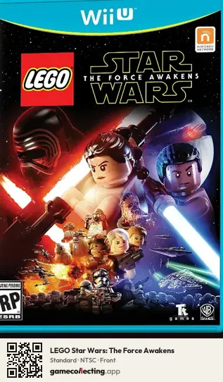 LEGO Star Wars: The Force Awakens Nintendo Wii U, NTSC box front