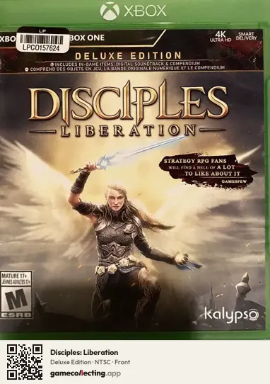 Disciples: Liberation Xbox Series X, NTSC box front