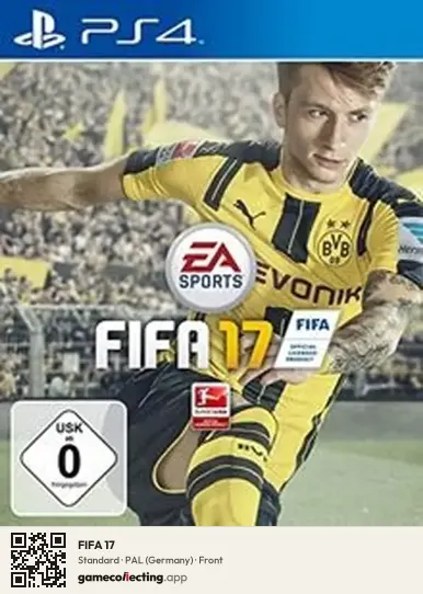 FIFA 17 PlayStation 4, Germany box front