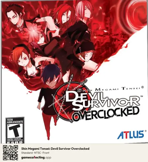 Shin Megami Tensei: Devil Survivor Overclocked Nintendo 3DS, NTSC box front