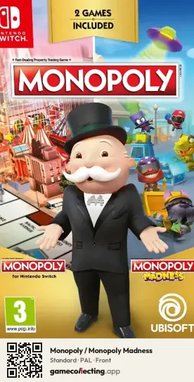 Monopoly / Monopoly Madness Nintendo Switch, PAL box front