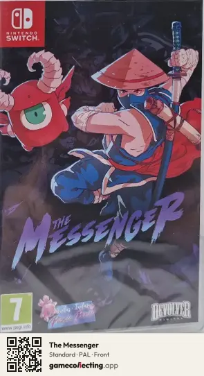 The Messenger Nintendo Switch, PAL box front
