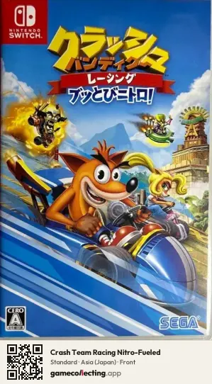 Crash Team Racing Nitro-Fueled Nintendo Switch, Asia box front
