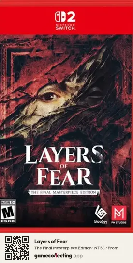 Layers of Fear Nintendo Switch 2, NTSC box front