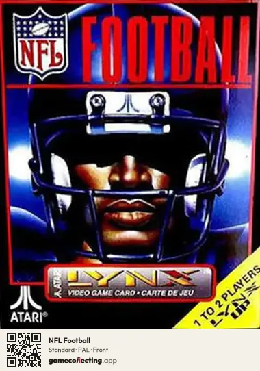 NFL Football Atari Lynx, PAL box front