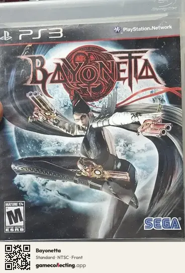 Bayonetta PlayStation 3, NTSC box front