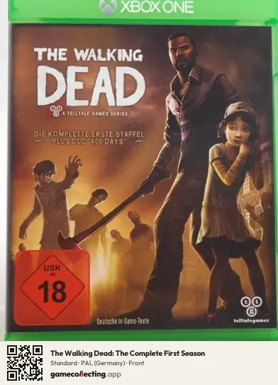 The Walking Dead: The Complete First Season Xbox One, Germany box front