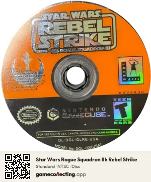 Star Wars Rogue Squadron III: Rebel Strike Nintendo GameCube, NTSC disc