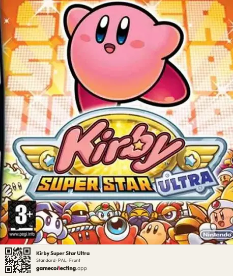 Kirby Super Star Ultra Nintendo DS, PAL box front