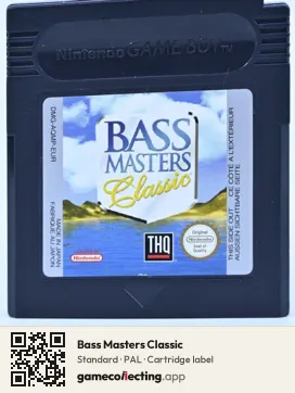 Bass Masters Classic Game Boy Color, PAL cartridge label