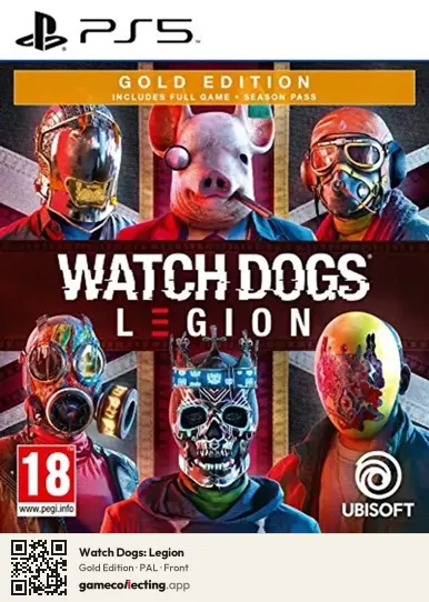 Watch Dogs: Legion PlayStation 5, PAL box front