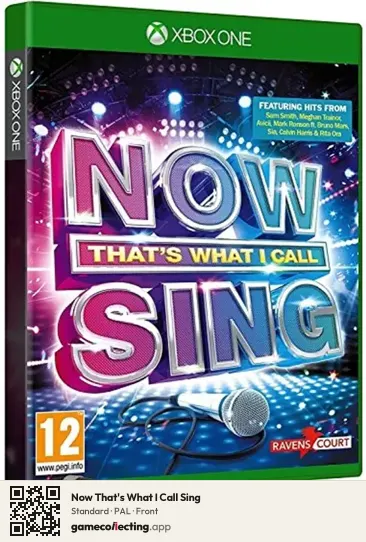 Now That's What I Call Sing Xbox One, PAL box front