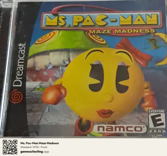 Ms. Pac-Man Maze Madness Sega Dreamcast, NTSC box front