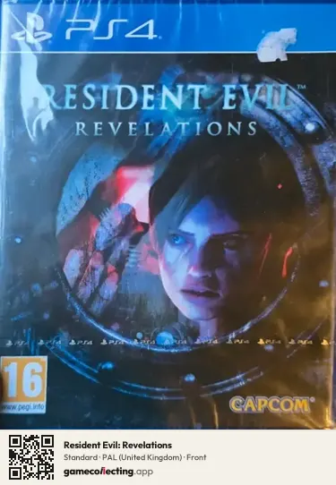 Resident Evil: Revelations PlayStation 4, United Kingdom box front