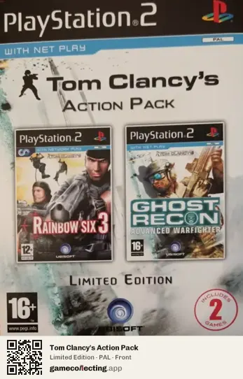Tom Clancy's Action Pack PlayStation 2, PAL box front